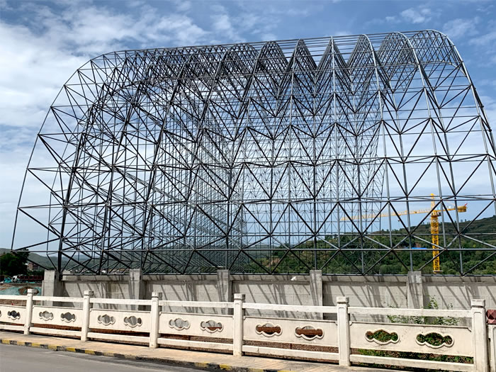 定西山寨矿储煤棚网架